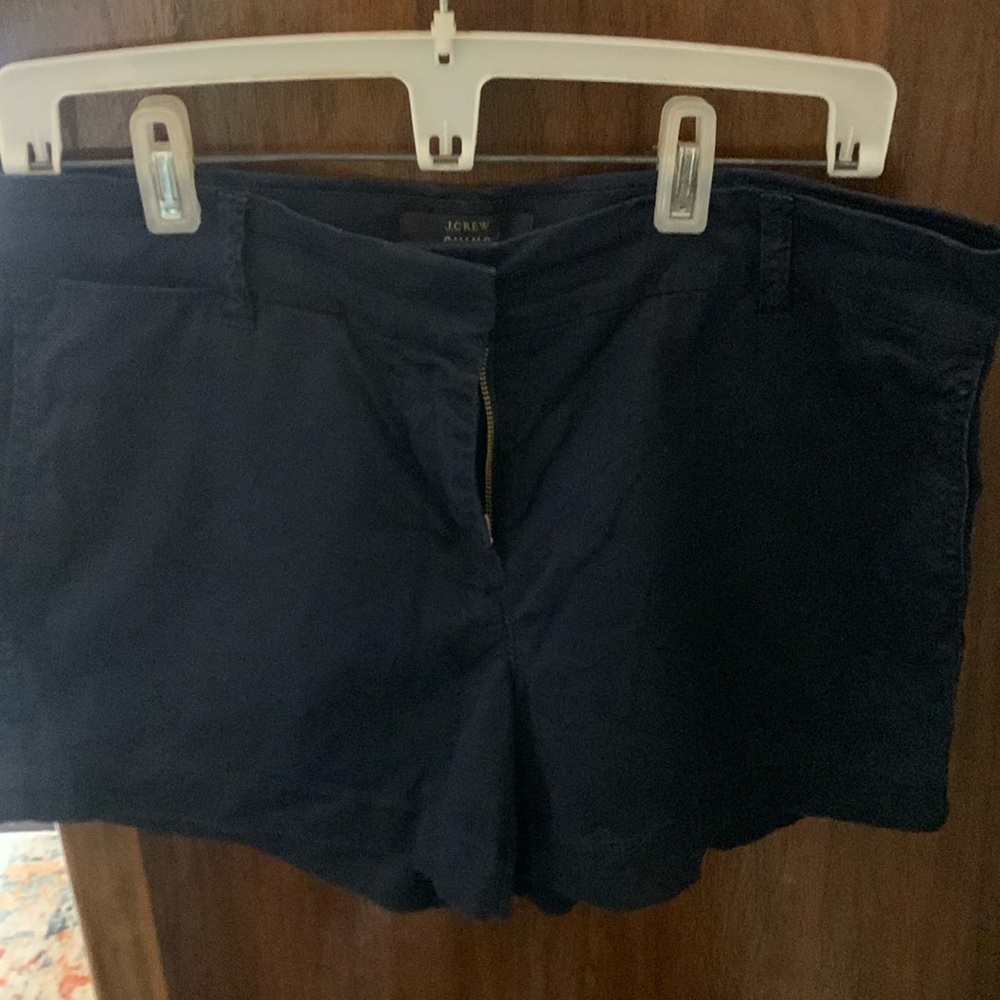 Navy chino shorts